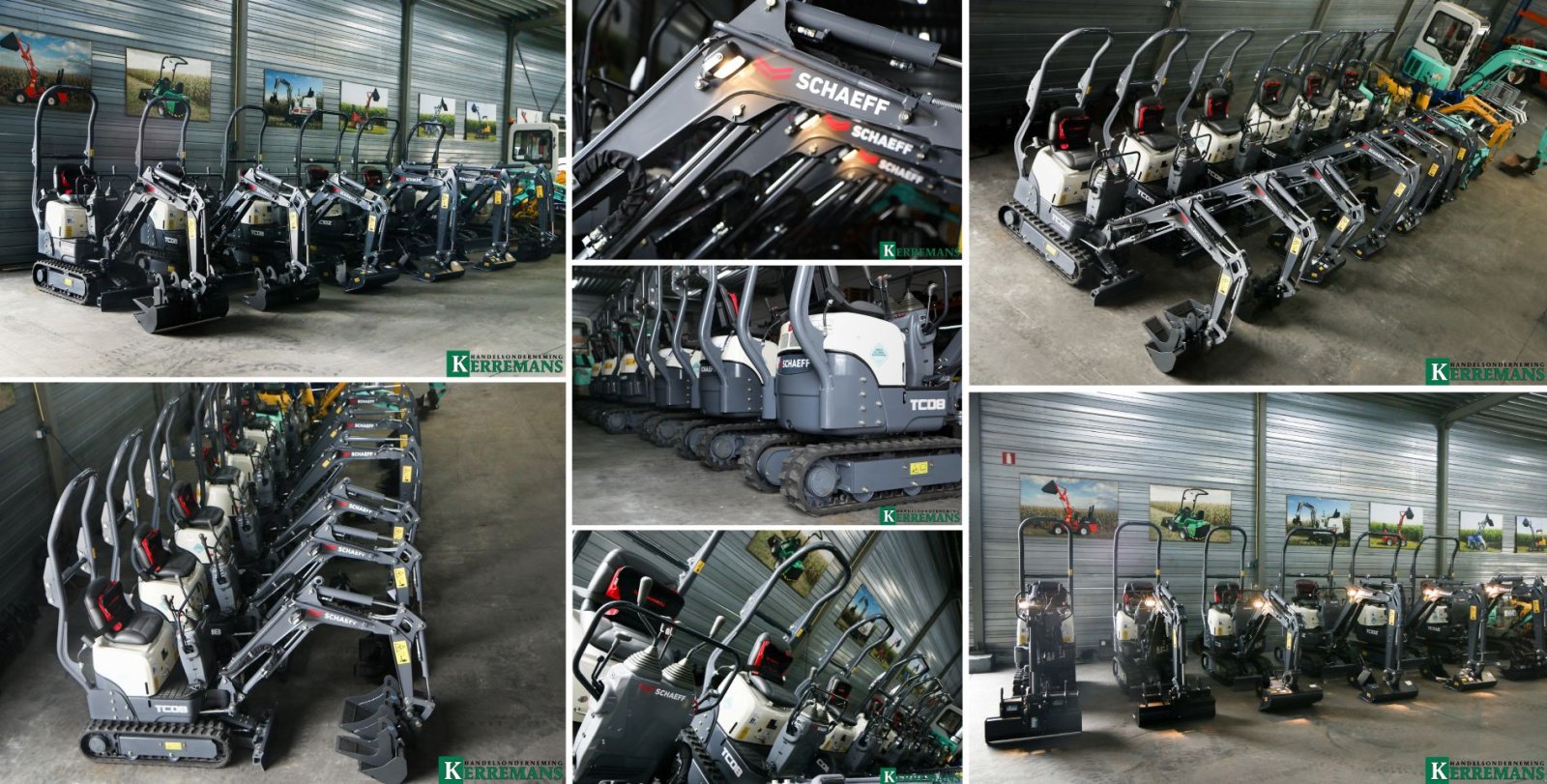 Minibagger Türe ait Schaeff TC08, Neumaschine içinde Dronten (resim 11)