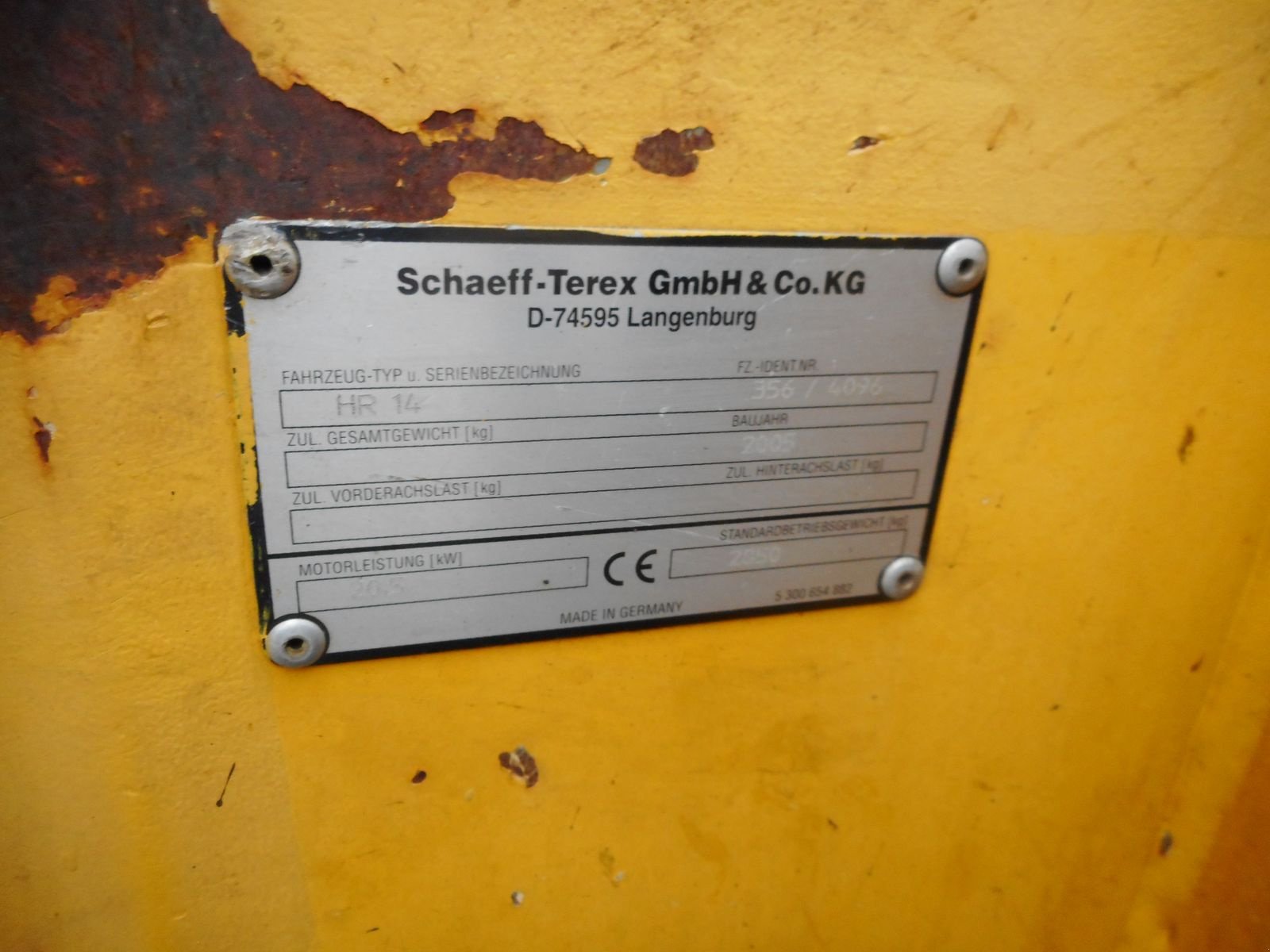 Minibagger tipa Schaeff Terex HR 14 ( 2.850kg ), Gebrauchtmaschine u St. Nikolai ob Draßling (Slika 7)