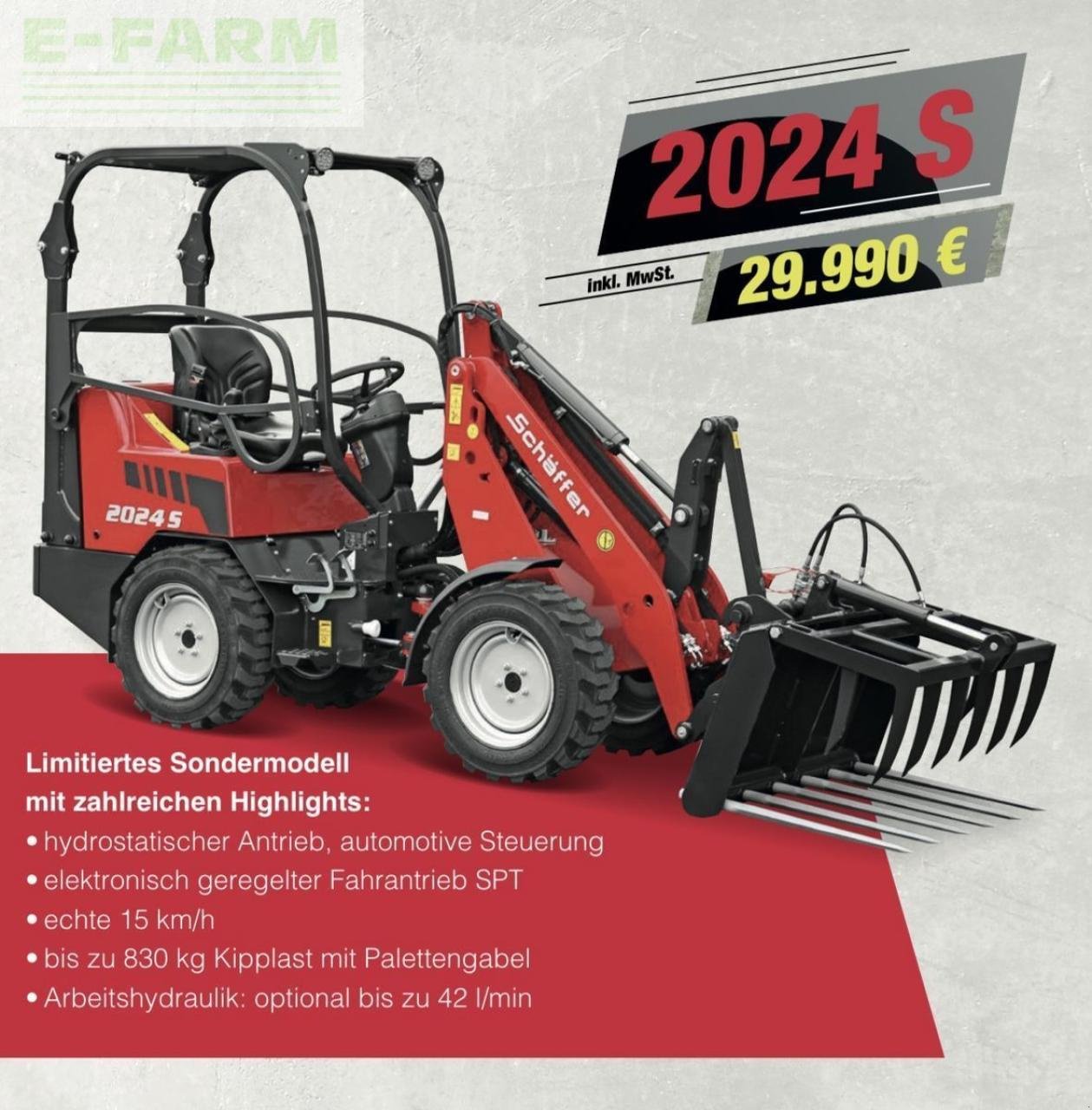 Minibagger del tipo Schäffer 2024 s - aktion, Gebrauchtmaschine In Sierning (Immagine 1)