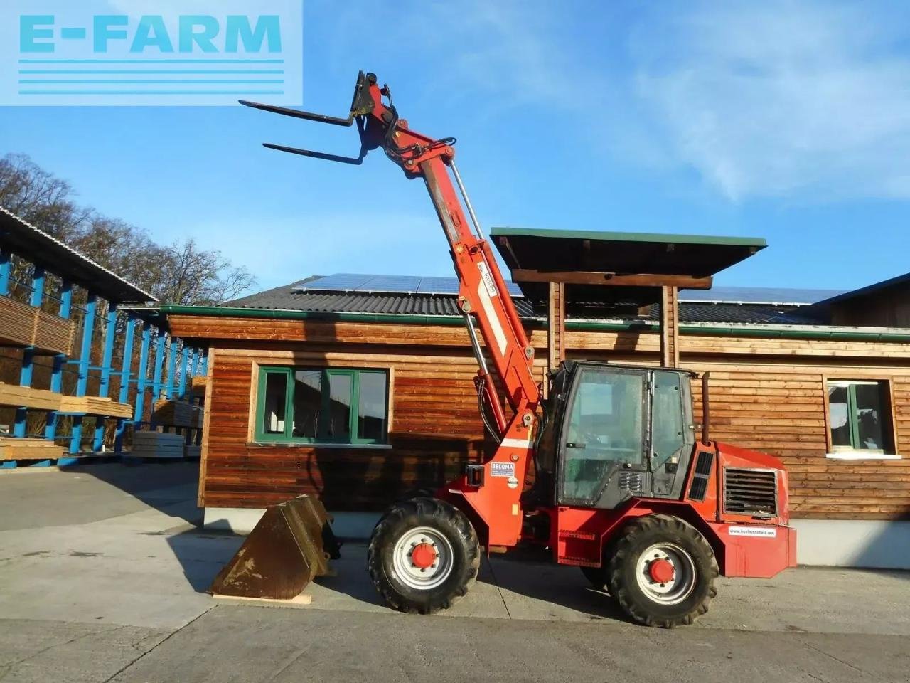Minibagger des Typs Schäffer 870t mit teleskoparm und euro aufnahme, Gebrauchtmaschine in ST. NIKOLAI/DR. (Bild 1)