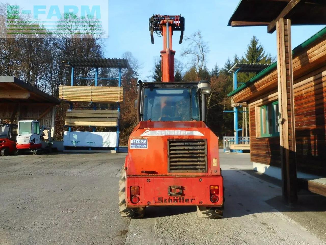 Minibagger des Typs Schäffer 870t mit teleskoparm und euro aufnahme, Gebrauchtmaschine in ST. NIKOLAI/DR. (Bild 3)