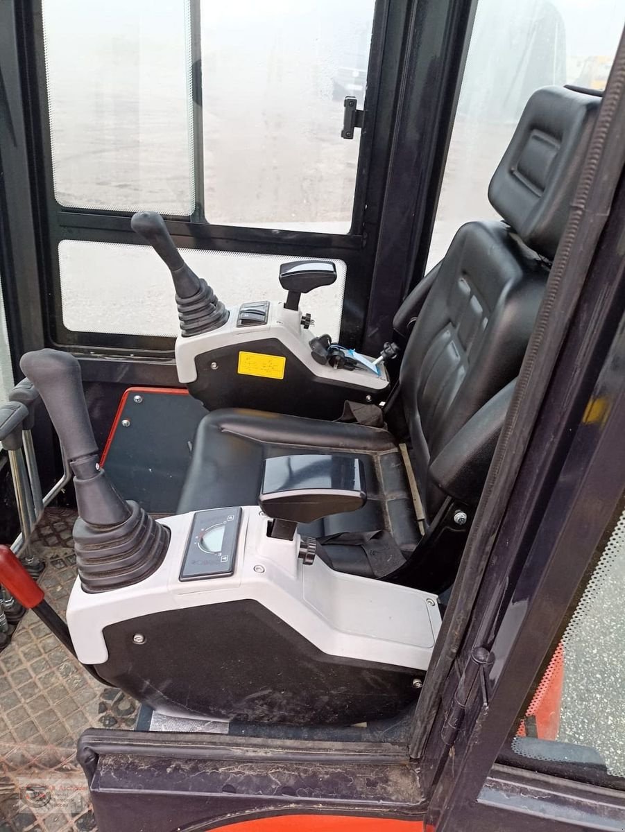 Minibagger Türe ait Sonstige 1,2 Tonnen Bagger mit Vollkabine und 3 Zylinder, Gebrauchtmaschine içinde Dimbach (resim 10)