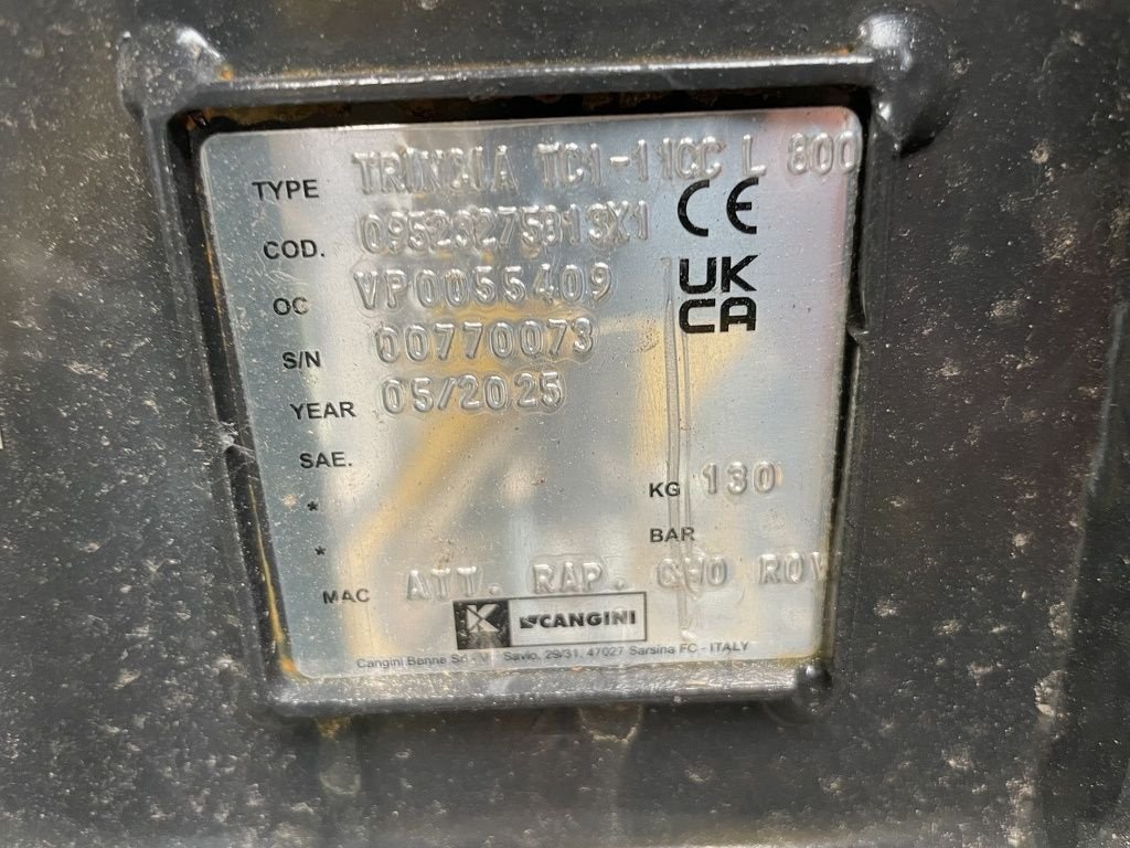 Minibagger des Typs Sonstige Cangini-Benne TC1-80 Klepelmaaier NIEUW, Neumaschine in Neer (Bild 5)