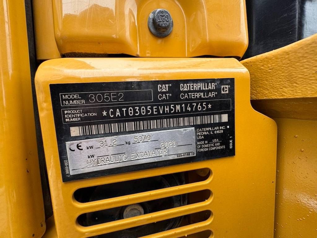 Minibagger του τύπου Sonstige Cat 305 E CR, Gebrauchtmaschine σε Oud Gastel (Φωτογραφία 7)