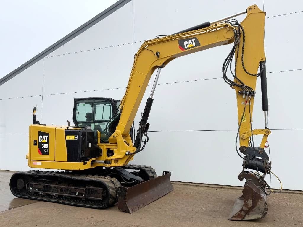Minibagger typu Sonstige Cat 308CR 07A - Joystick Ride / Tilting Bucket, Gebrauchtmaschine w Veldhoven (Zdjęcie 8)