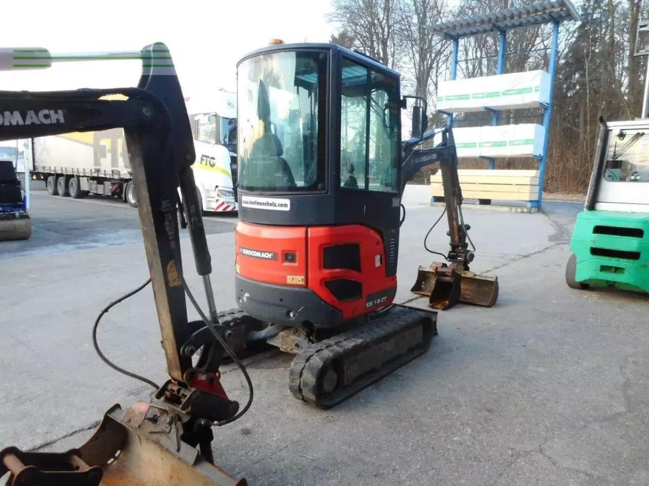 Minibagger van het type Sonstige es 18 zt ( 1.750kg ), Gebrauchtmaschine in ST. NIKOLAI/DR. (Foto 4)