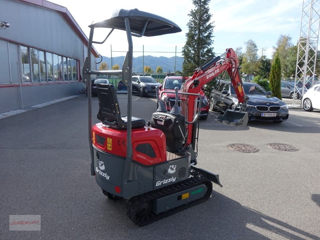 Minibagger des Typs Sonstige Grizzly KME 10 Minibagger Diesel Euro 5 Motor, Neumaschine in Fohnsdorf (Bild 9)