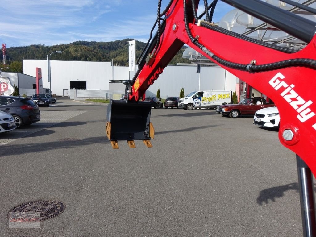 Minibagger Türe ait Sonstige Grizzly KME 15 Raupenbagger mit Kubota Euro 5, Neumaschine içinde Fohnsdorf (resim 10)