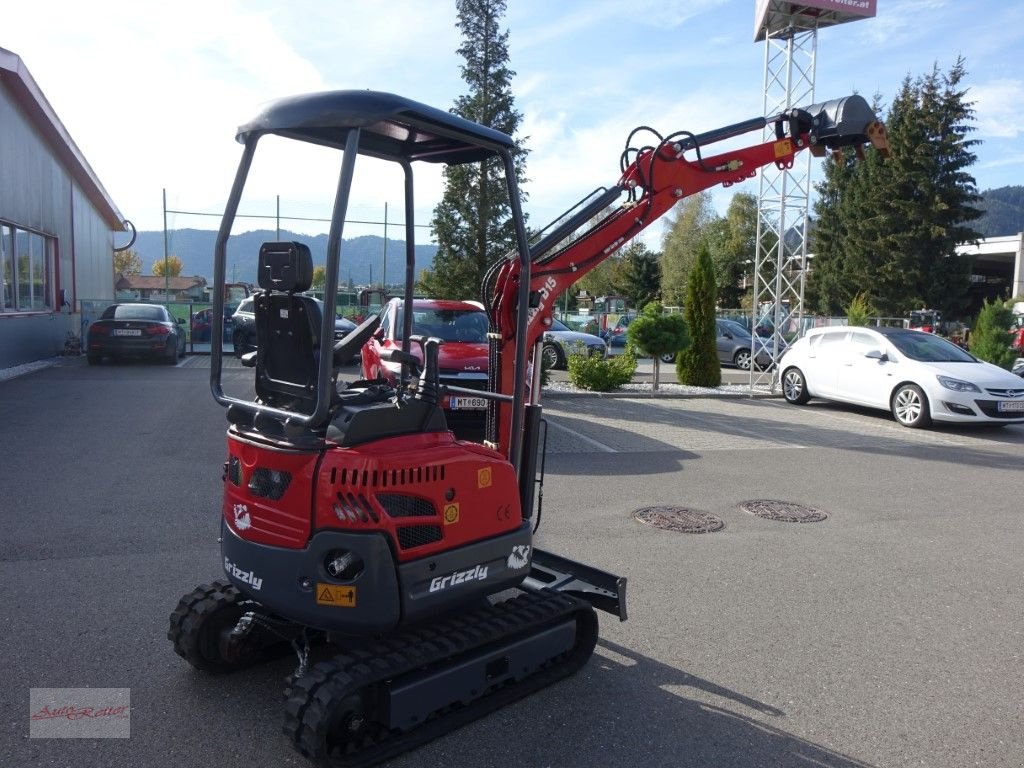 Minibagger Türe ait Sonstige Grizzly KME 15 Raupenbagger mit Kubota Euro 5, Neumaschine içinde Fohnsdorf (resim 2)