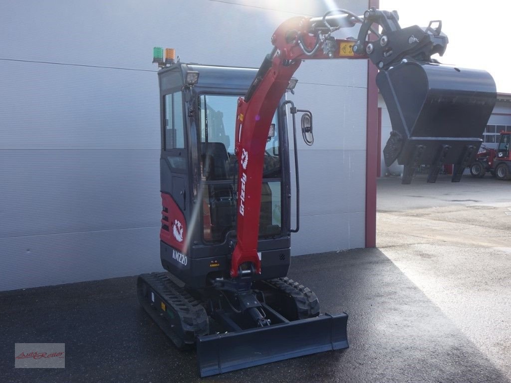 Minibagger del tipo Sonstige Grizzly KMZ 20 Minibagger Kubota Motor, Neumaschine en Fohnsdorf (Imagen 2)