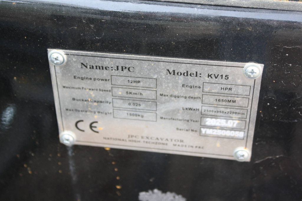 Minibagger za tip Sonstige JPC KV15, Neumaschine u Antwerpen (Slika 4)