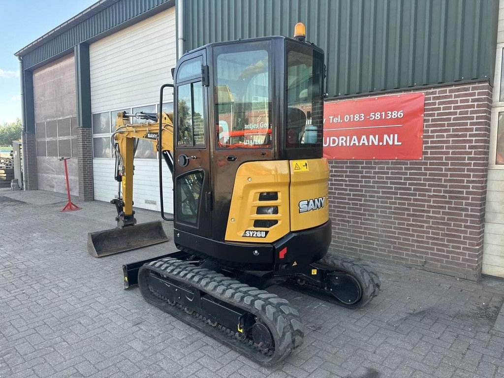 Minibagger a típus Sonstige Sany SY26U Cabine - Gebruikt, Gebrauchtmaschine ekkor: Goudriaan (Kép 3)