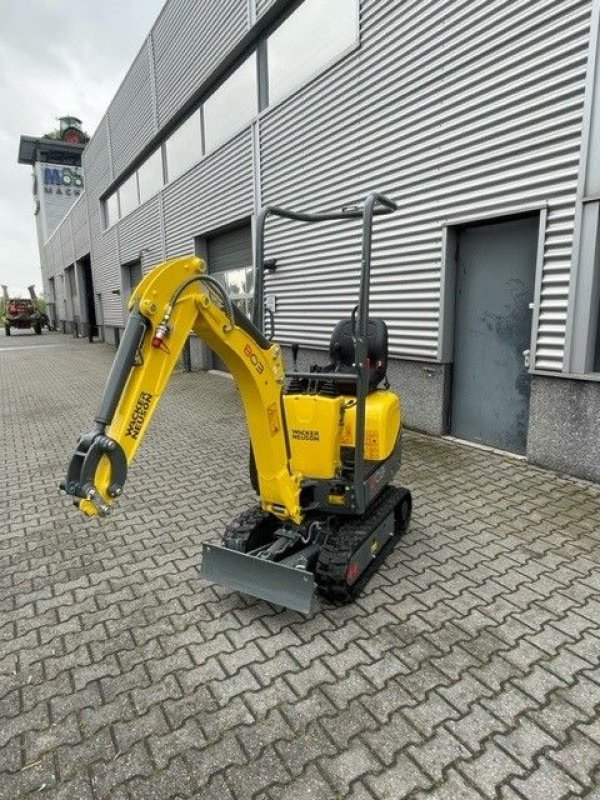 Minibagger of the type Sonstige Wacker Neuson 803 minigraver 803 met snelwissel en 3 bakken, Neumaschine in Roermond (Picture 3)