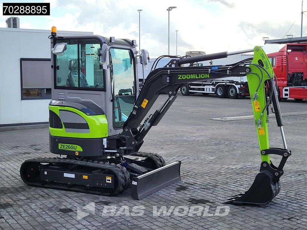 Minibagger Türe ait Sonstige Zoomlion ZE26 GU FACTORY WARRANTY - A/C - CE CERTIFIED, Neumaschine içinde Veghel (resim 8)
