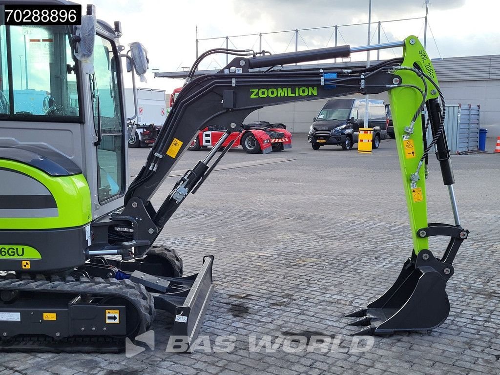 Minibagger del tipo Sonstige Zoomlion ZE26 GU FACTORY WARRANTY - A/C - CE CERTIFIED, Neumaschine In Veghel (Immagine 10)