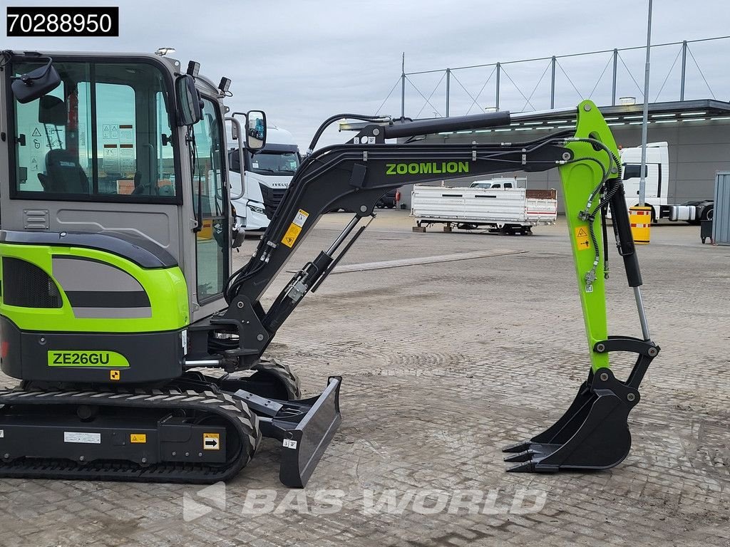 Minibagger του τύπου Sonstige Zoomlion ZE26 GU FACTORY WARRANTY - CE CERTIFIED, Neumaschine σε Veghel (Φωτογραφία 10)
