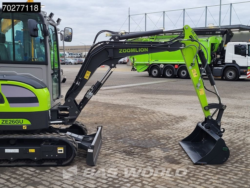 Minibagger tip Sonstige Zoomlion ZE26 GU FACTORY WARRANTY - CW/3 BUCKETS - CE CERTIFIED, Neumaschine in Veghel (Poză 11)