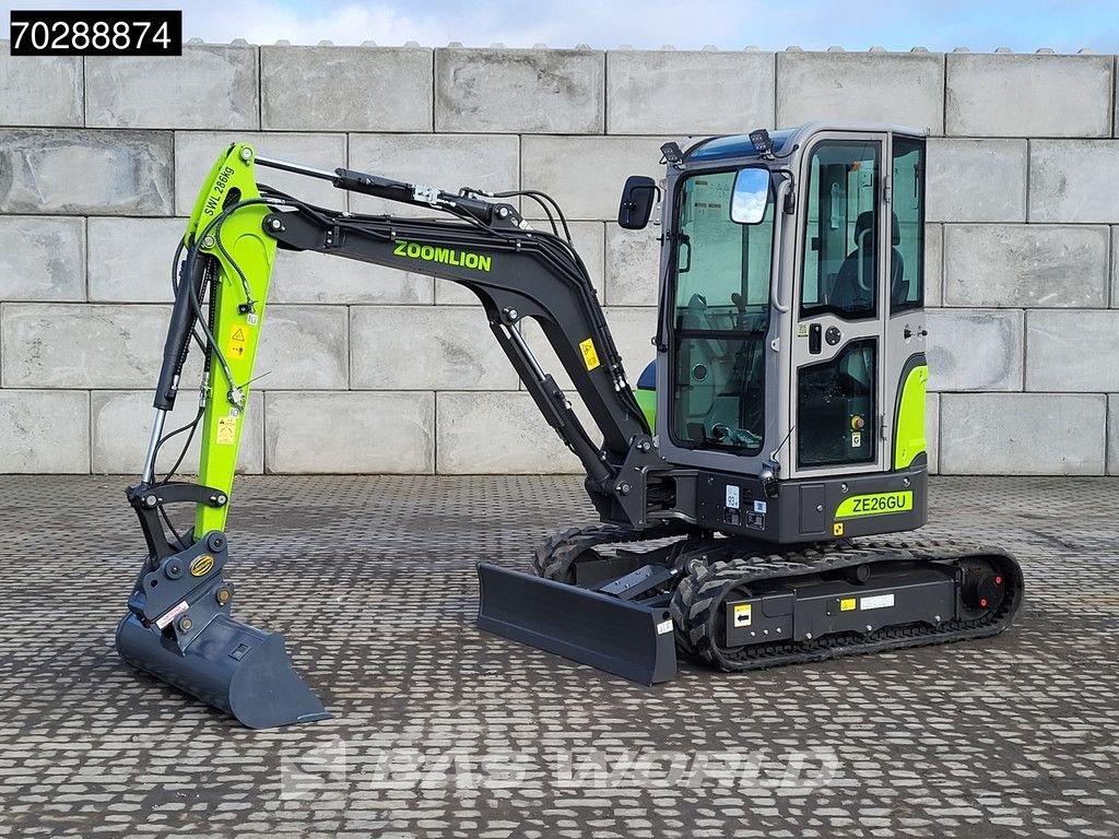 Minibagger del tipo Sonstige Zoomlion ZE26 GU WARRANTY &ndash; PIN-ON/3 BUCKETS - KUBOTA, Neumaschine en Veghel (Imagen 3)