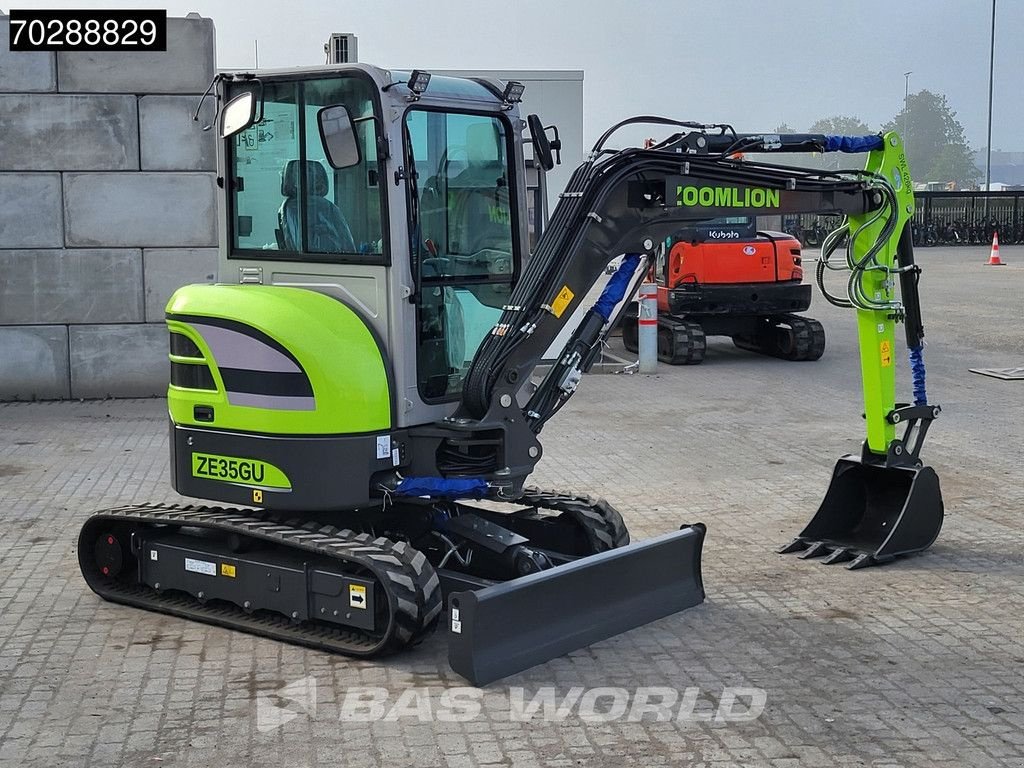 Minibagger des Typs Sonstige Zoomlion ZE35 GU FACTORY WARRANTY - A/C - CE CERTIFIED, Neumaschine in Veghel (Bild 9)