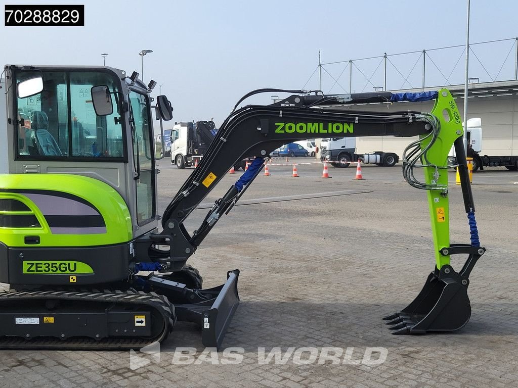 Minibagger des Typs Sonstige Zoomlion ZE35 GU FACTORY WARRANTY - A/C - CE CERTIFIED, Neumaschine in Veghel (Bild 10)