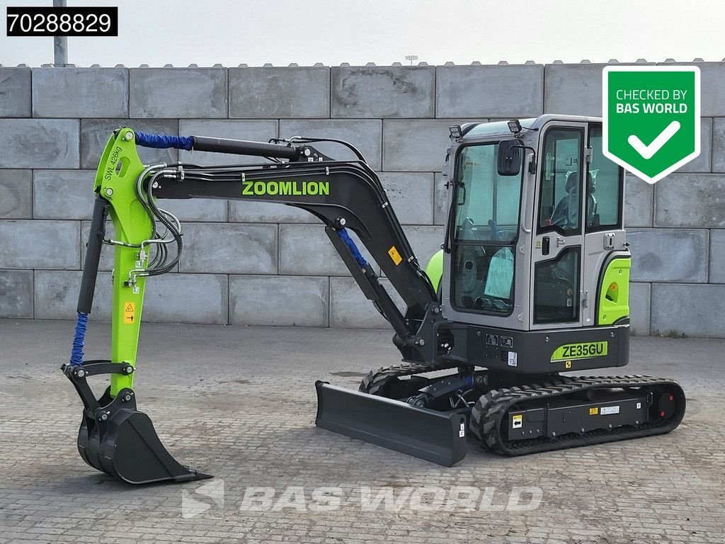 Minibagger des Typs Sonstige Zoomlion ZE35 GU FACTORY WARRANTY - A/C - CE CERTIFIED, Neumaschine in Veghel (Bild 1)