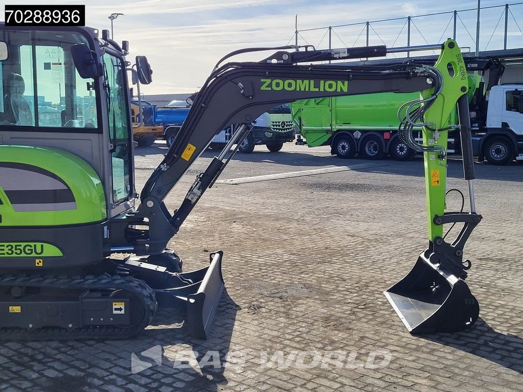 Minibagger des Typs Sonstige Zoomlion ZE35 GU FACTORY WARRANTY - CW/3 BUCKETS- CE CERTIFIED, Neumaschine in Veghel (Bild 11)