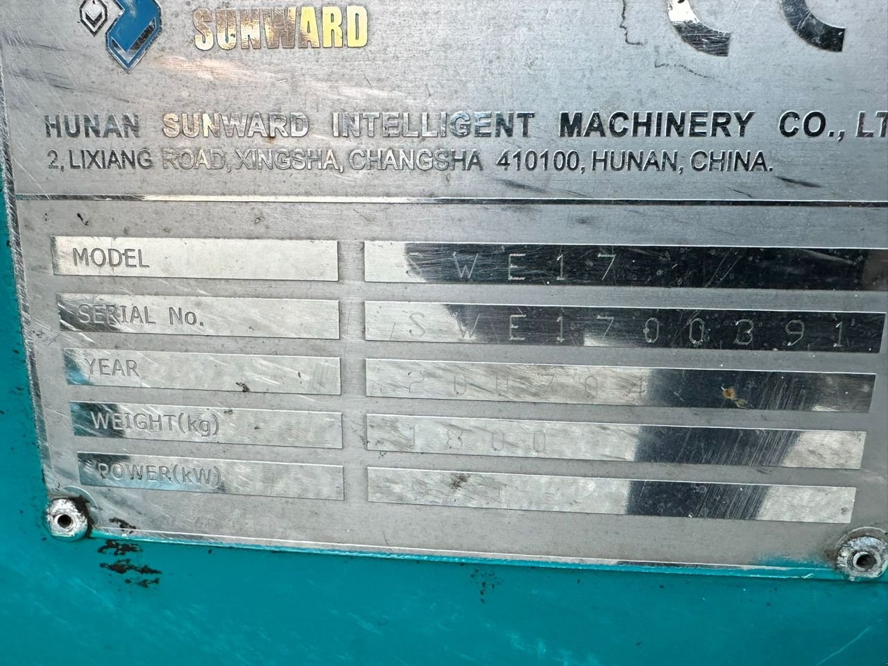 Minibagger del tipo Sunward 17B, Gebrauchtmaschine en Linde (dr) (Imagen 7)