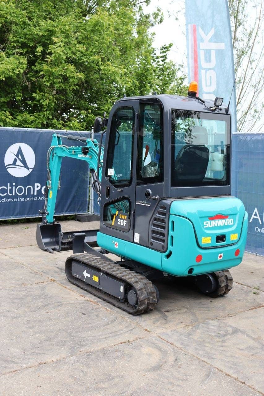 Minibagger des Typs Sunward SWE 20F, Neumaschine in Antwerpen (Bild 4)