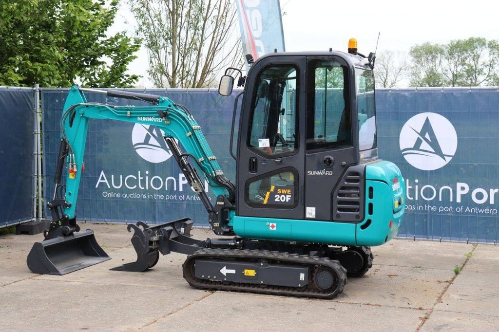 Minibagger типа Sunward SWE 20F, Gebrauchtmaschine в Antwerpen (Фотография 3)