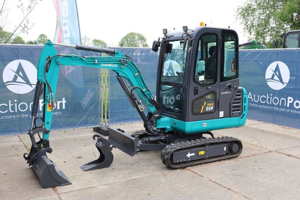 Minibagger типа Sunward SWE 20F, Gebrauchtmaschine в Antwerpen (Фотография 10)