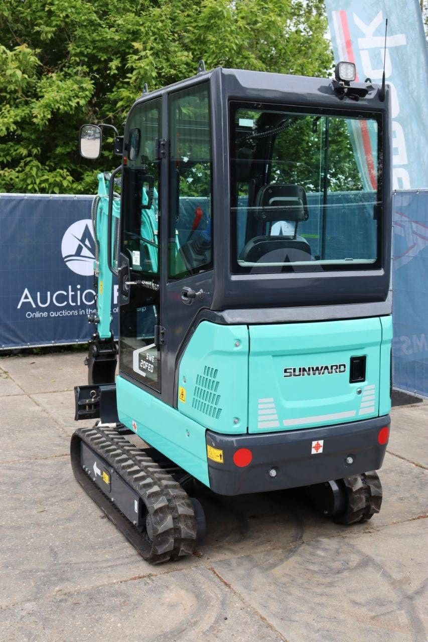 Minibagger del tipo Sunward SWE 20FED, Neumaschine en Antwerpen (Imagen 4)