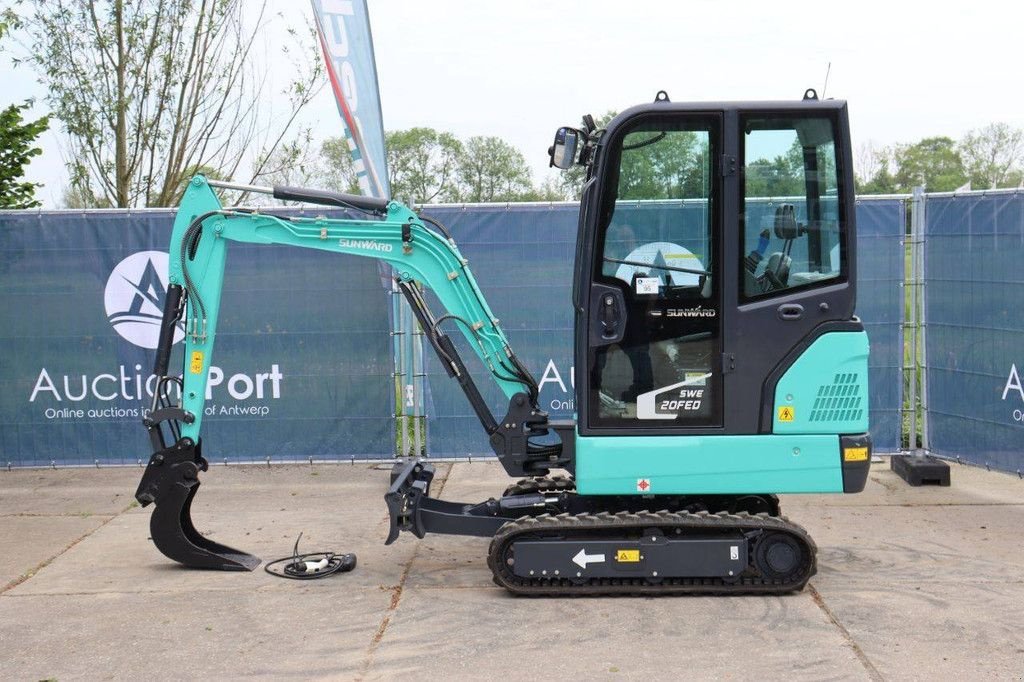 Minibagger del tipo Sunward SWE 20FED, Neumaschine en Antwerpen (Imagen 2)