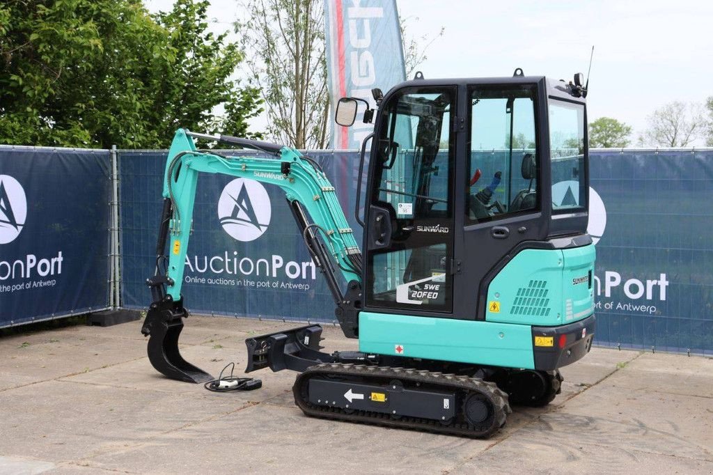 Minibagger del tipo Sunward SWE 20FED, Neumaschine en Antwerpen (Imagen 3)