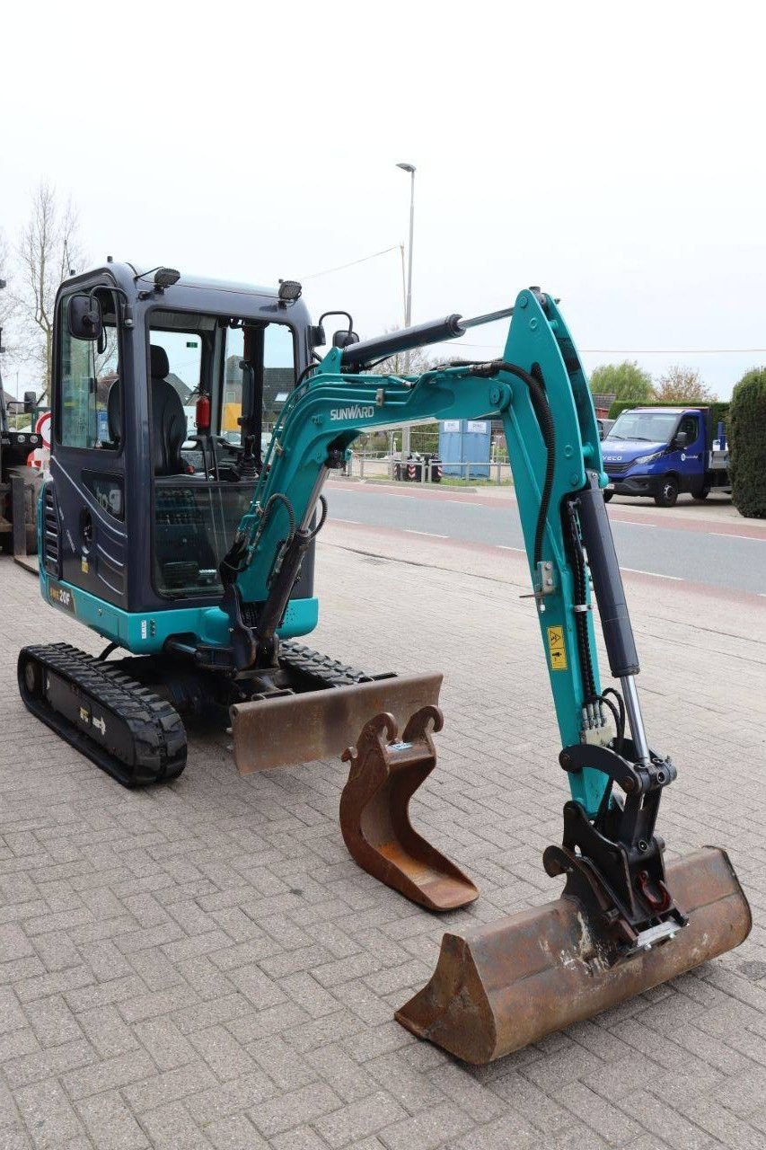 Minibagger des Typs Sunward SWE20F, Gebrauchtmaschine in Antwerpen (Bild 8)