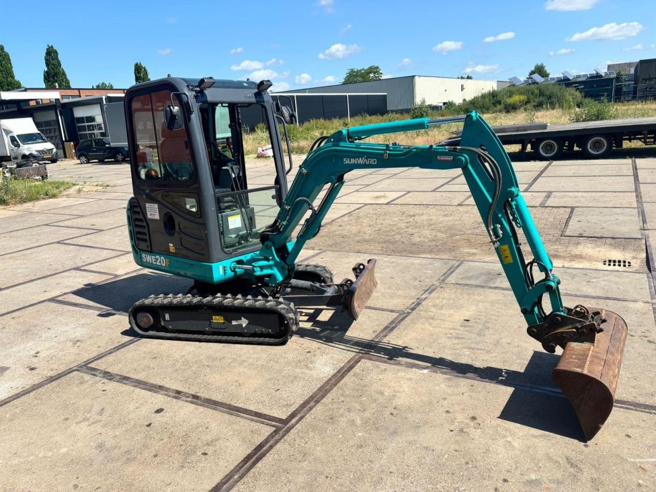 Minibagger типа Sunward SWE20F, Gebrauchtmaschine в Goor (Фотография 5)