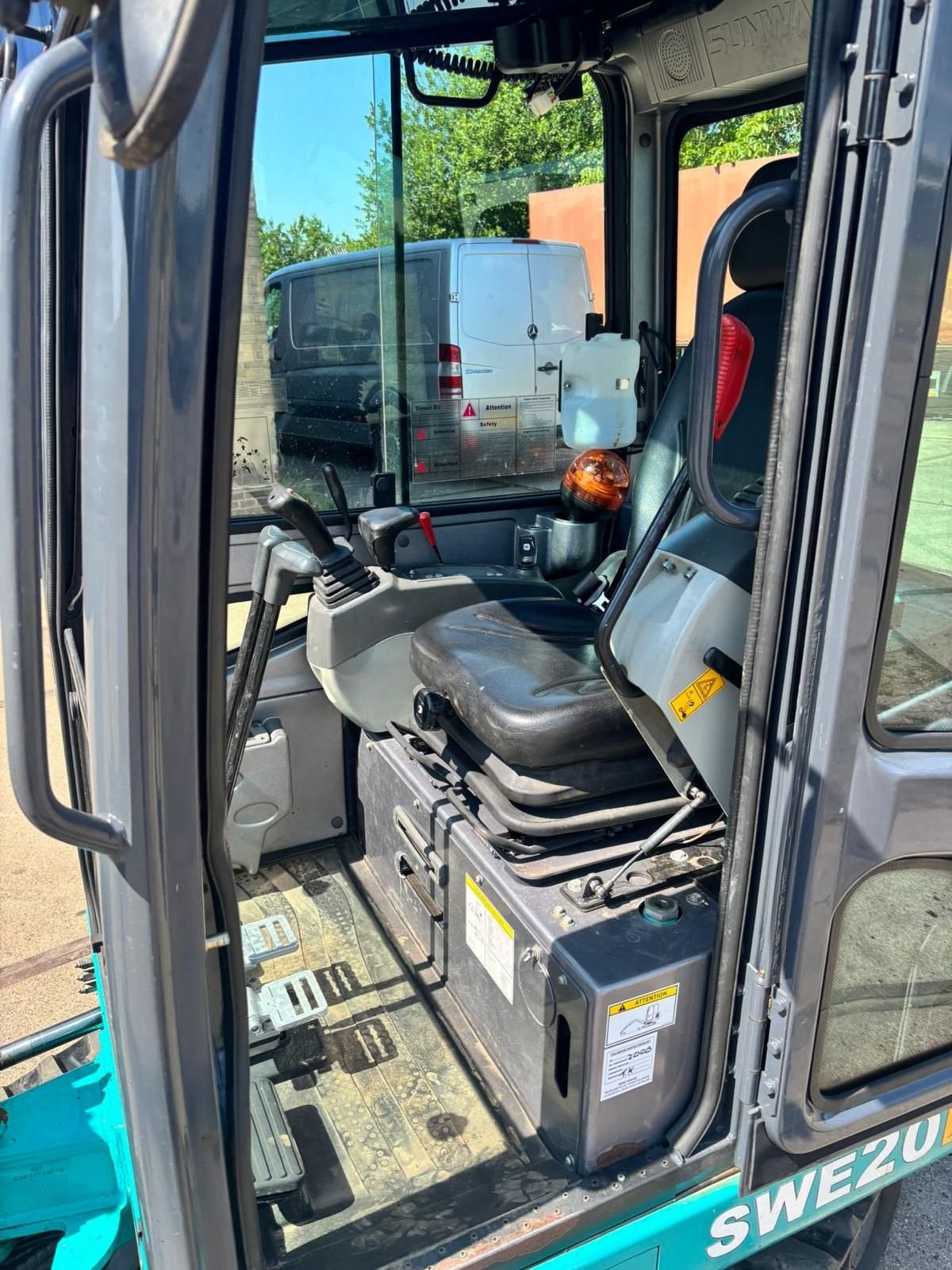 Minibagger типа Sunward SWE20F, Gebrauchtmaschine в Goor (Фотография 8)