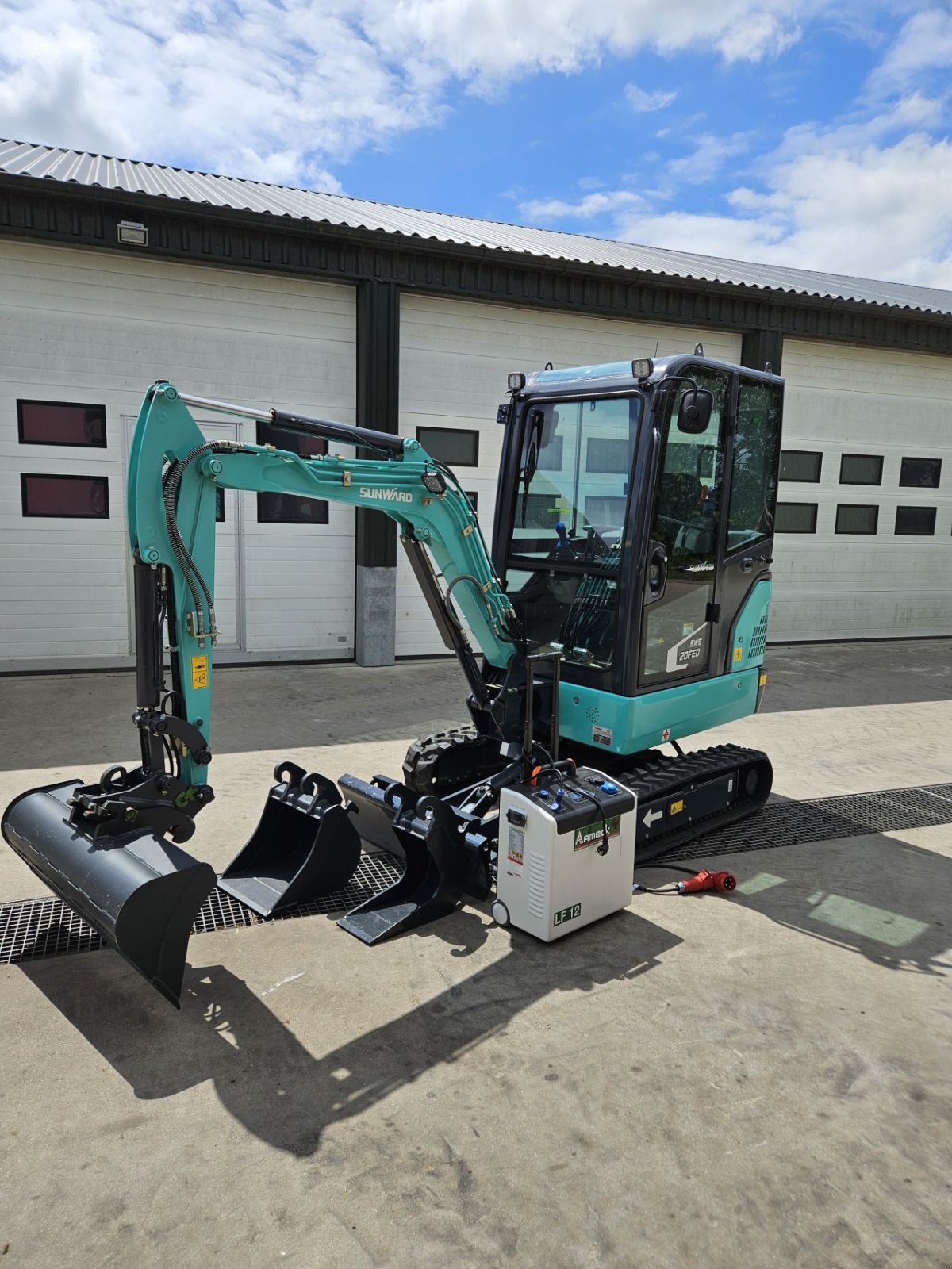 Minibagger of the type Sunward SWE20FED, Neumaschine in stolwijk (Picture 1)