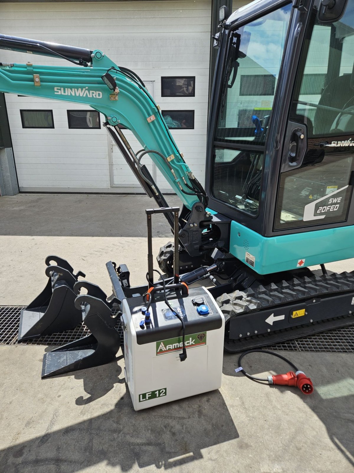 Minibagger of the type Sunward SWE20FED, Neumaschine in stolwijk (Picture 2)