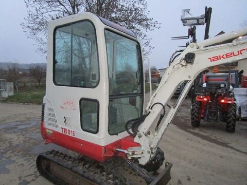 Minibagger от тип Takeuchi TB 016 - MARTIN-Schnellwechsler + 3 Löffel, Gebrauchtmaschine в Gnas (Снимка 3)
