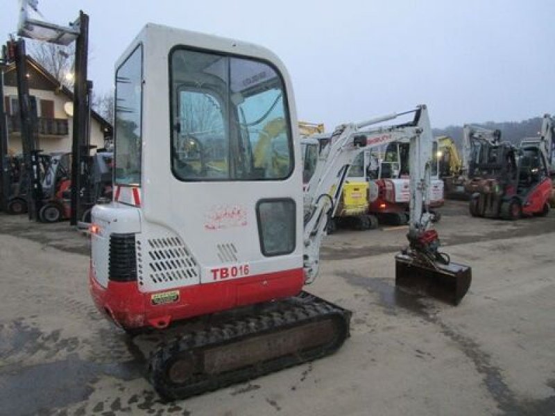 Minibagger от тип Takeuchi TB 016 - MARTIN-Schnellwechsler + 3 Löffel, Gebrauchtmaschine в Gnas (Снимка 2)