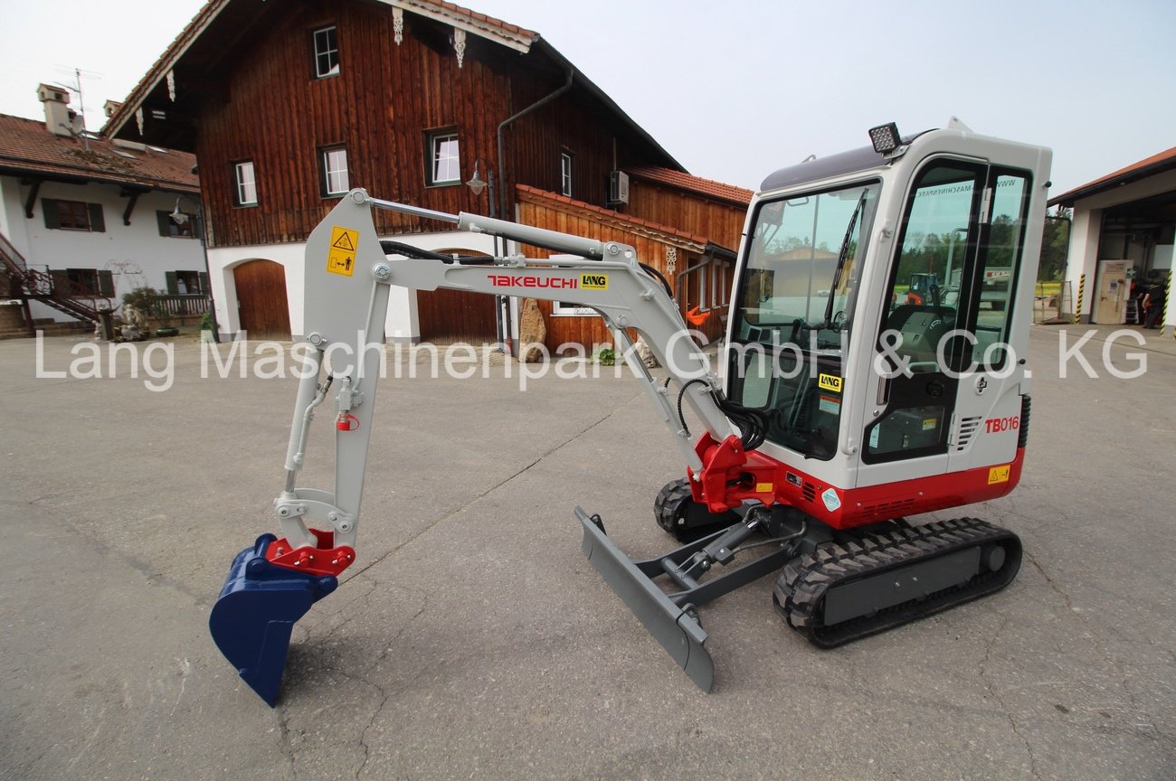 Minibagger typu Takeuchi TB 016, Gebrauchtmaschine v Petting (Obrázok 11)