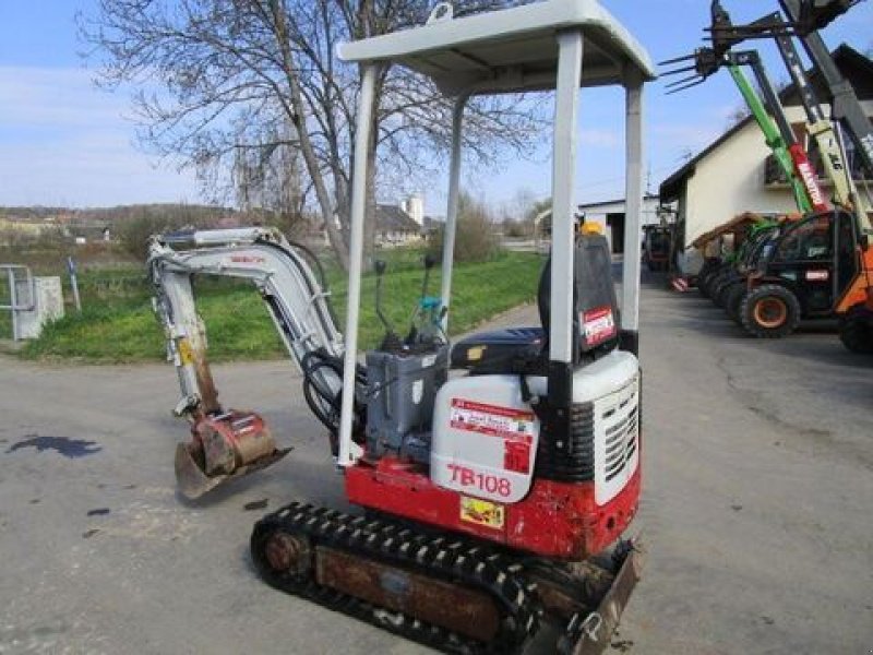 Minibagger tipa Takeuchi TB 108 - mechan. Schnellwechsler MARTIN + 2 Löff, Gebrauchtmaschine u Gnas (Slika 1)