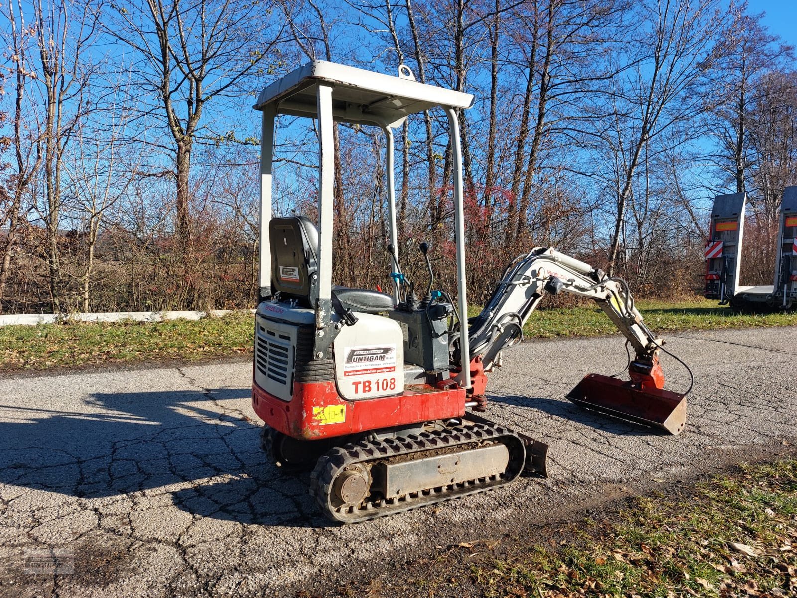 Minibagger des Typs Takeuchi TB 108, Gebrauchtmaschine in Deutsch - Goritz (Bild 7)