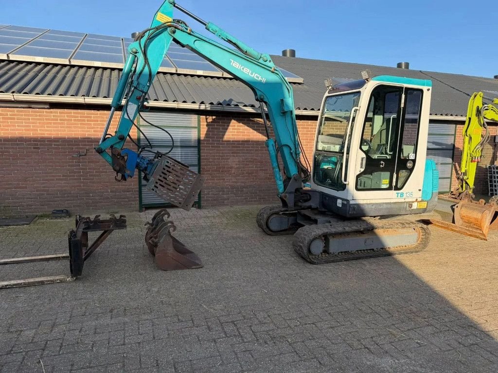 Minibagger of the type Takeuchi TB 135 Graafmachine Minigraver, Gebrauchtmaschine in Lunteren (Picture 1)