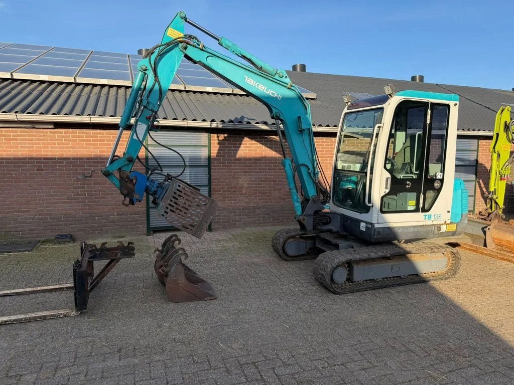 Minibagger of the type Takeuchi TB 135 Graafmachine Minigraver, Gebrauchtmaschine in Lunteren (Picture 7)