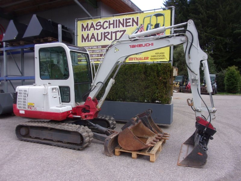 Minibagger des Typs Takeuchi TB 135, Gebrauchtmaschine in Bad Leonfelden (Bild 1)