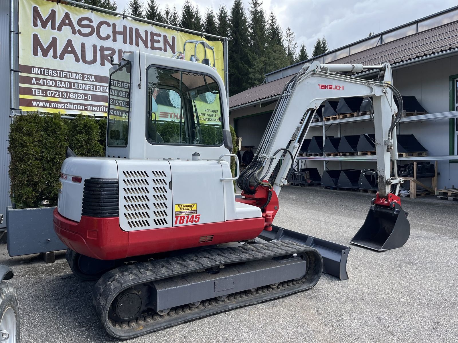 Minibagger Türe ait Takeuchi TB 145, Gebrauchtmaschine içinde Bad Leonfelden (resim 3)