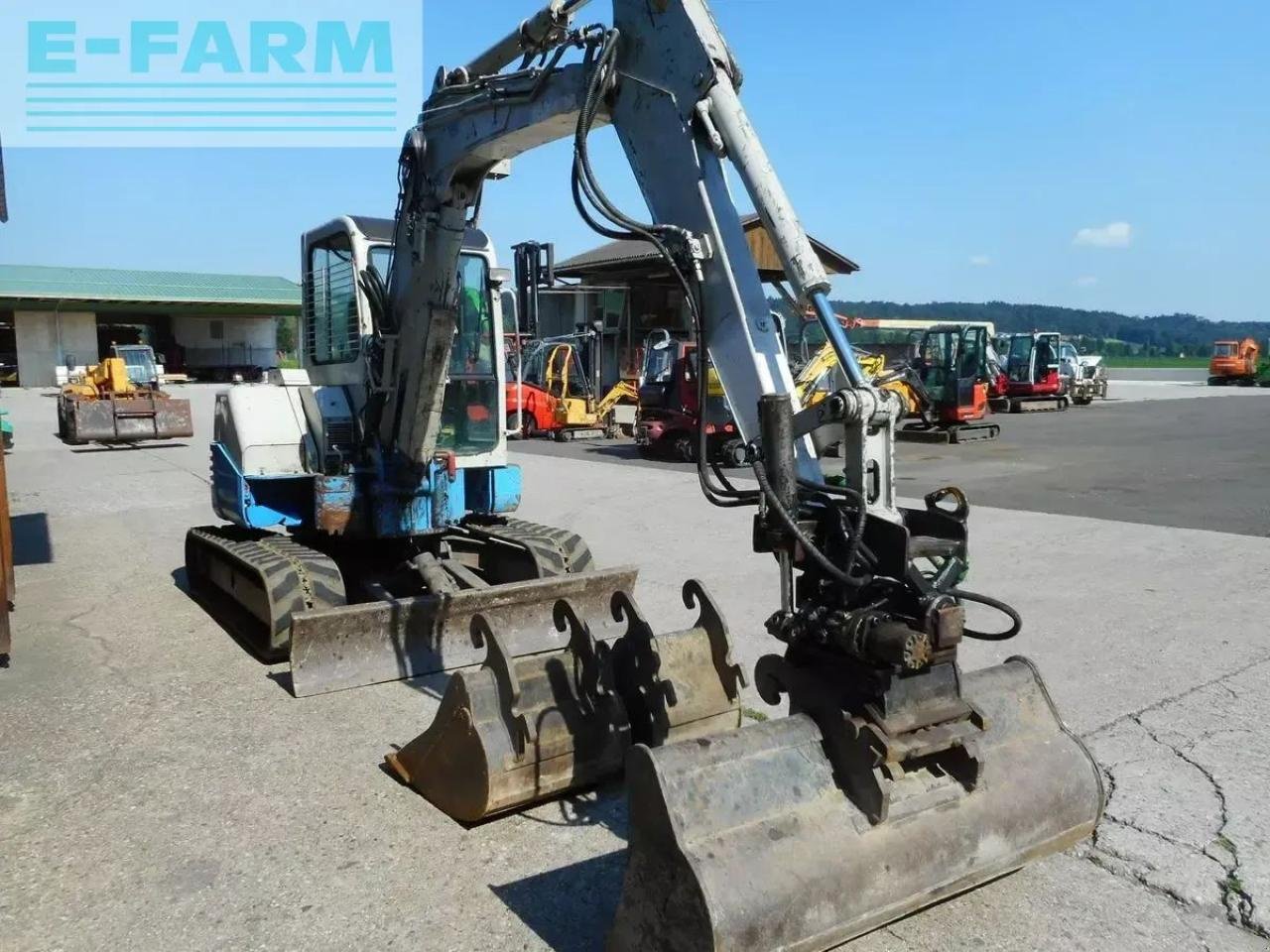 Minibagger del tipo Takeuchi tb 153fr ( 5.650kg ) rototilt +ähnlich powertilt, Gebrauchtmaschine en ST. NIKOLAI/DR. (Imagen 5)