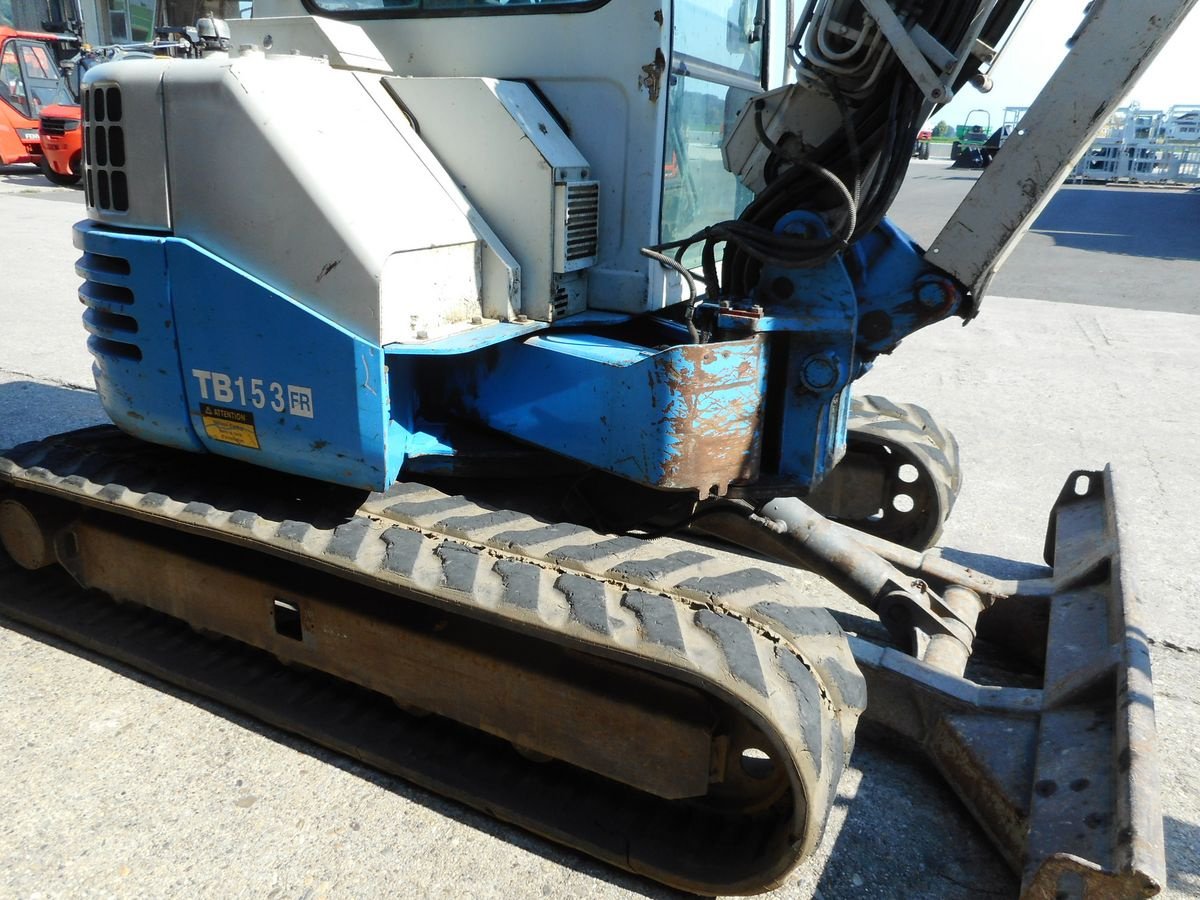 Minibagger Türe ait Takeuchi TB 153FR ( 5.650kg ) Rototilt +ähnlich Powertilt, Gebrauchtmaschine içinde St. Nikolai ob Draßling (resim 13)