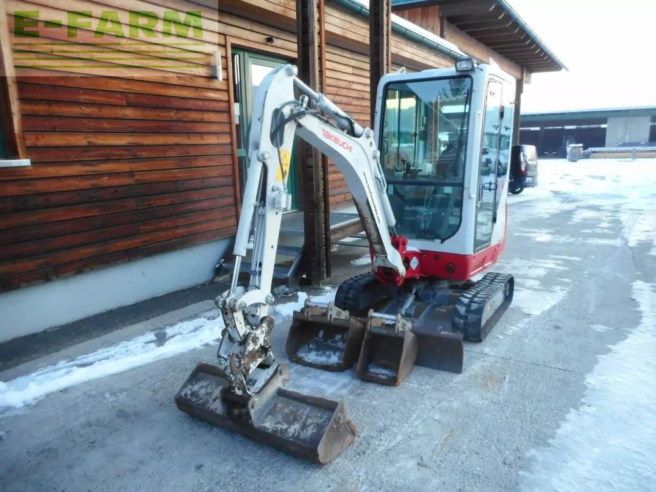 Minibagger typu Takeuchi tb 216 ( 1.865kg ) powertilt + 3 löffel, Gebrauchtmaschine v ST. NIKOLAI/DR. (Obrázek 2)